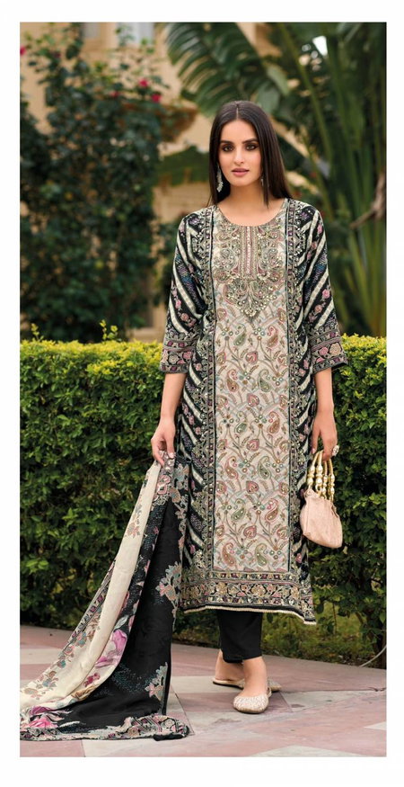 Shree Kt 122 I And J Viscose Maslin Digital Printed Salwar Suits Wholesale Clothing Suppliers In India